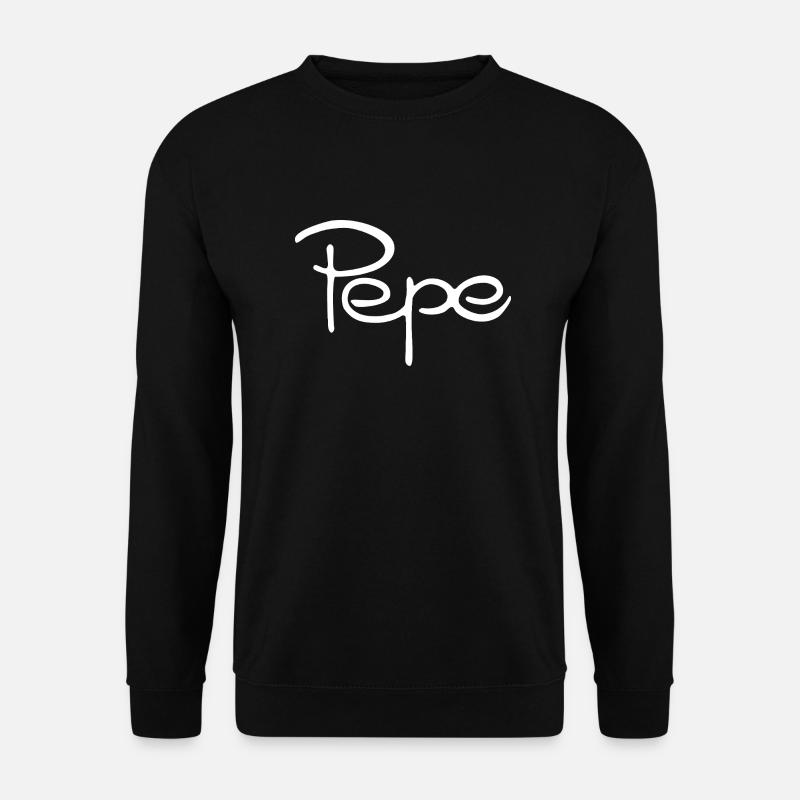 Pepeweiss 01 - Unisex Pullover - Schwarz