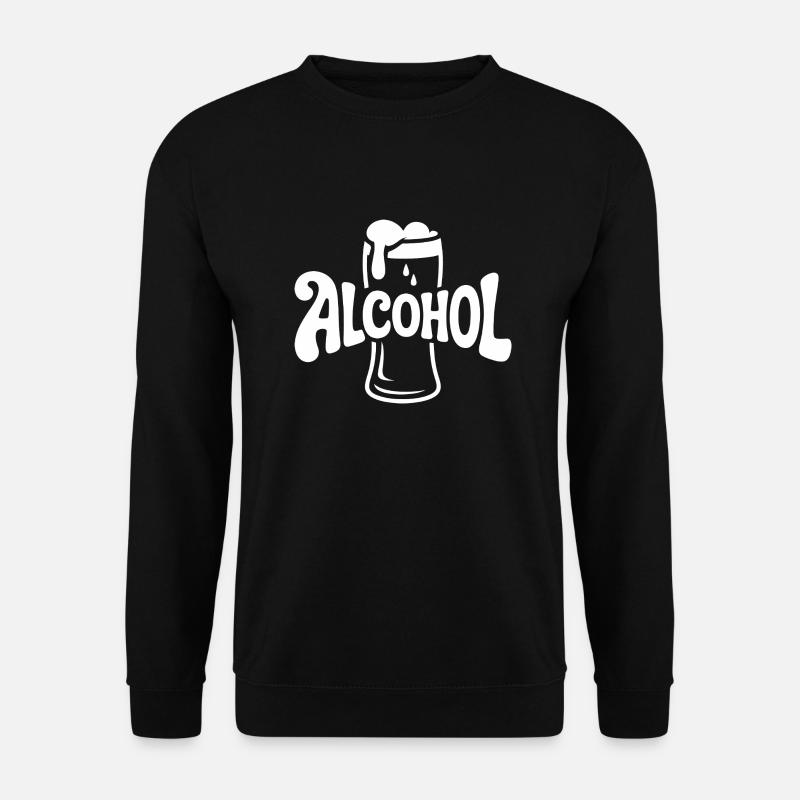 Alkohol - Cool Drinking Logo - Unisex Pullover - Schwarz