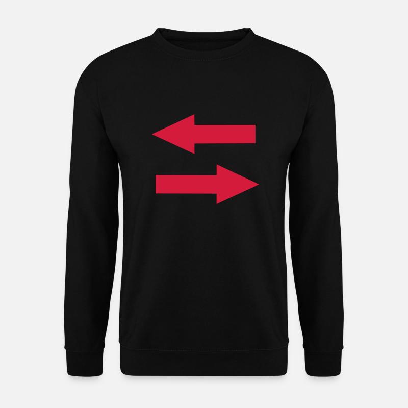 Pfeil - Unisex Pullover - Schwarz
