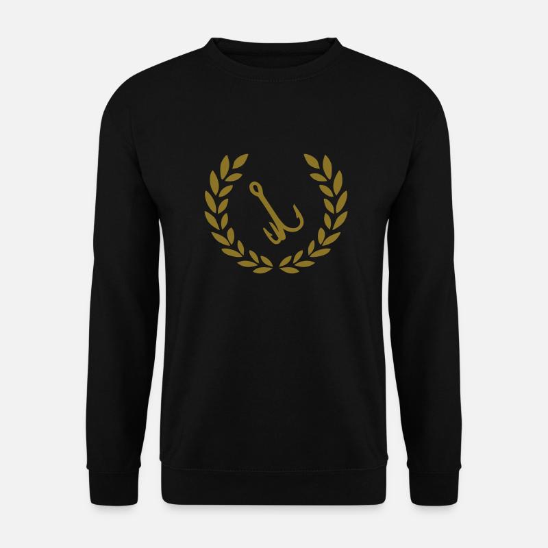 angeln - Unisex Pullover - Schwarz