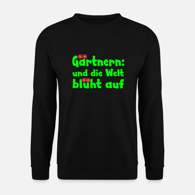 Garten - Unisex Pullover - Schwarz
