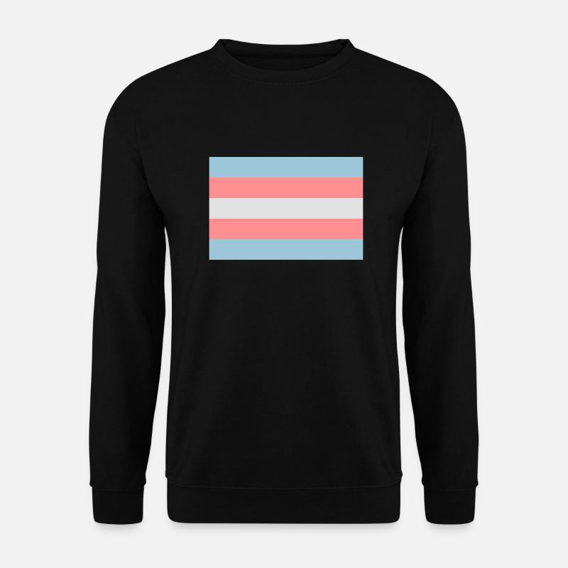 Transgender-Pride-Flag. - Unisex Pullover - Schwarz
