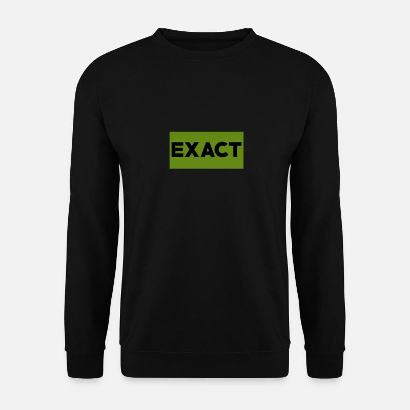 Exact Classic Green Logo - Sweat-shirt Unisexe - noir