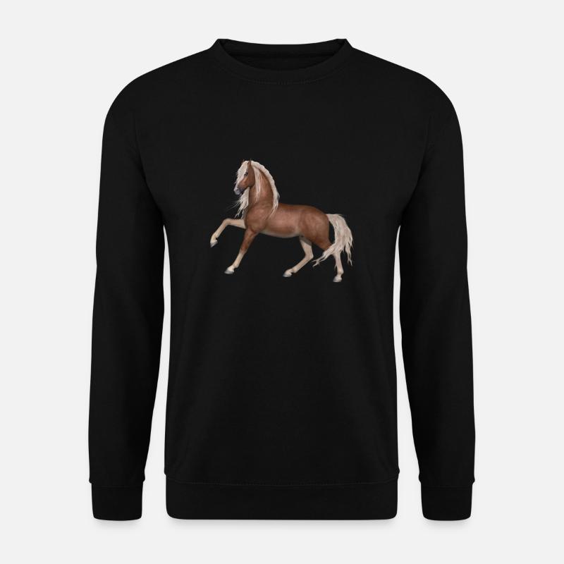 Pferd - Unisex Pullover - Schwarz