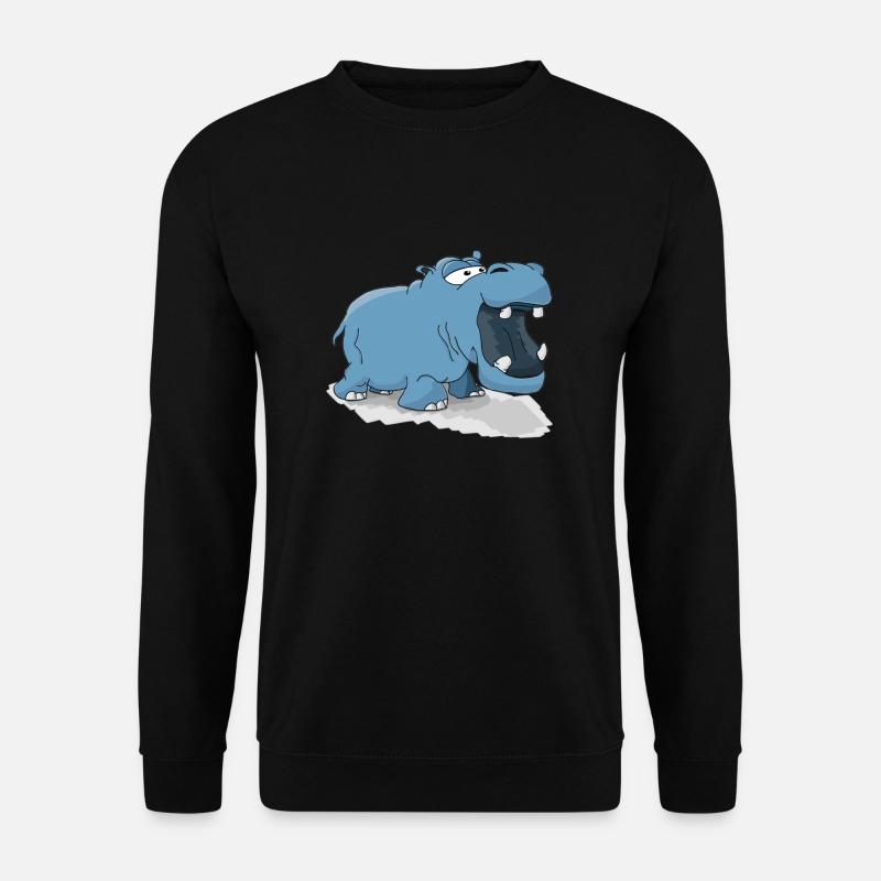 Nielpferd - Unisex Pullover - Schwarz
