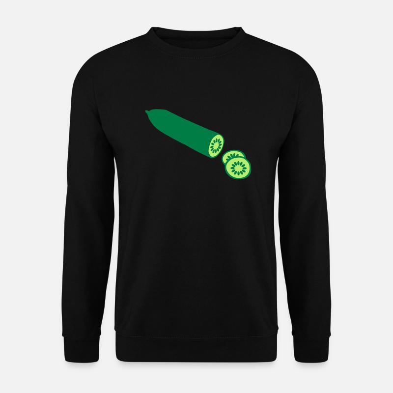 Gurke - Unisex Pullover - Schwarz