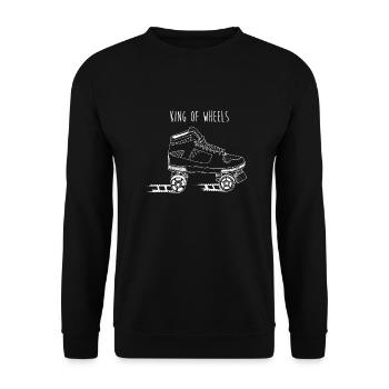 King of Wheels - Sweat-shirt Unisexe - noir - Devant - Alina (178cm) & Michal (187cm)