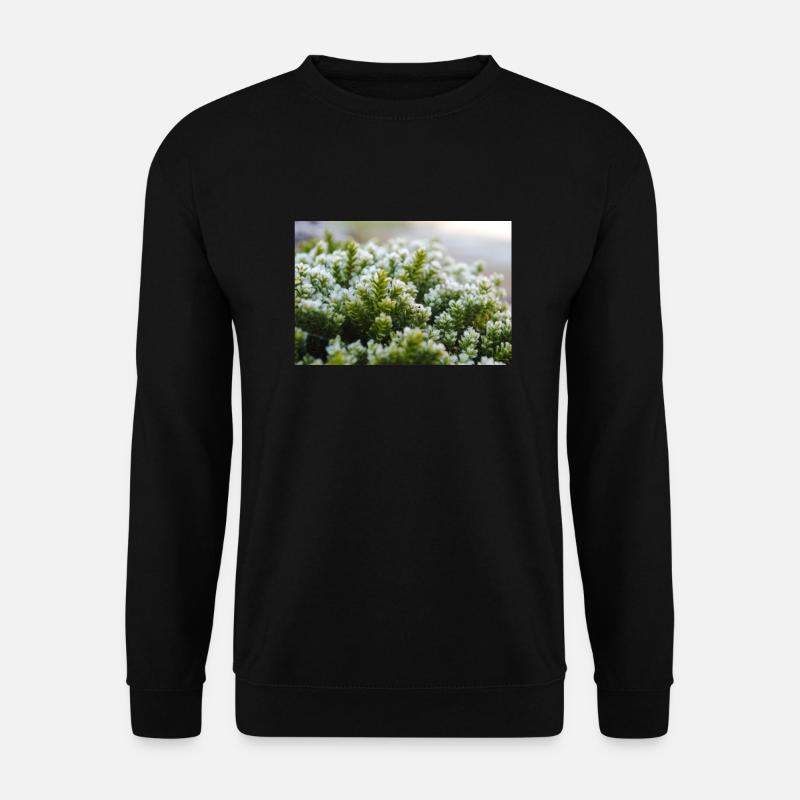 Moss nature macro shot - Unisex Sweatshirt - black