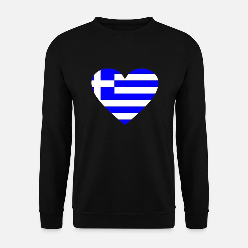 Griechenland - Unisex Pullover - Schwarz