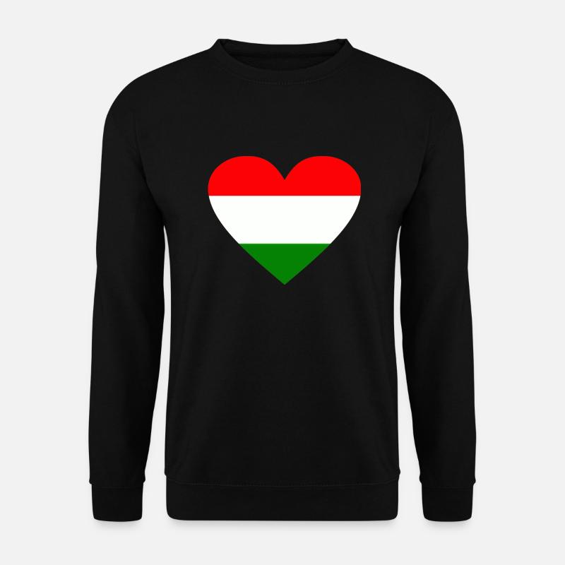 Ungarn - Unisex Pullover - Schwarz