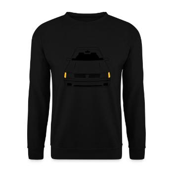 205 de Face - Sweat-shirt Unisexe - noir - Devant - Alina (178cm) & Michal (187cm)