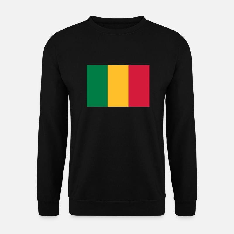 drapeau_mali - Unisex Pullover - Schwarz