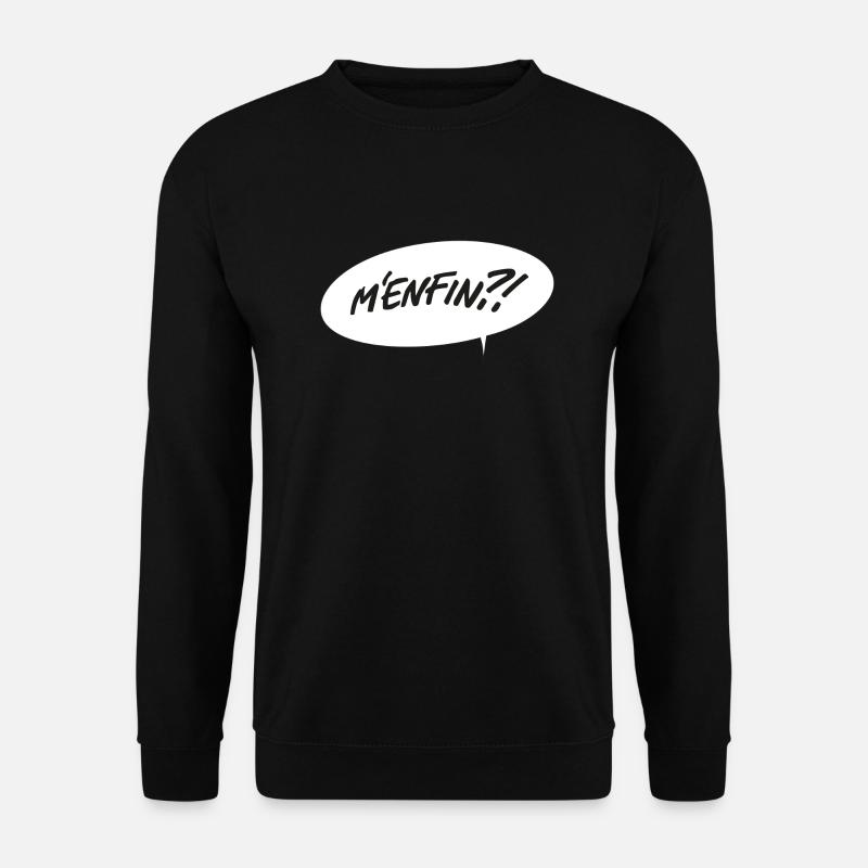 M'enfin - Sweat-shirt Unisexe - noir