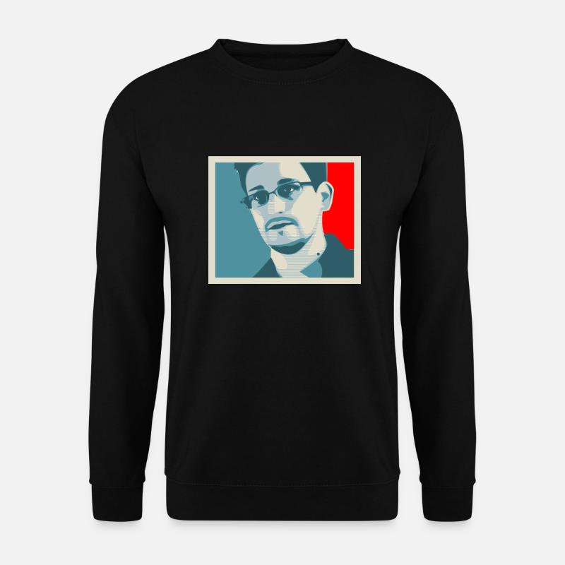 snowden - Unisex Sweatshirt - black