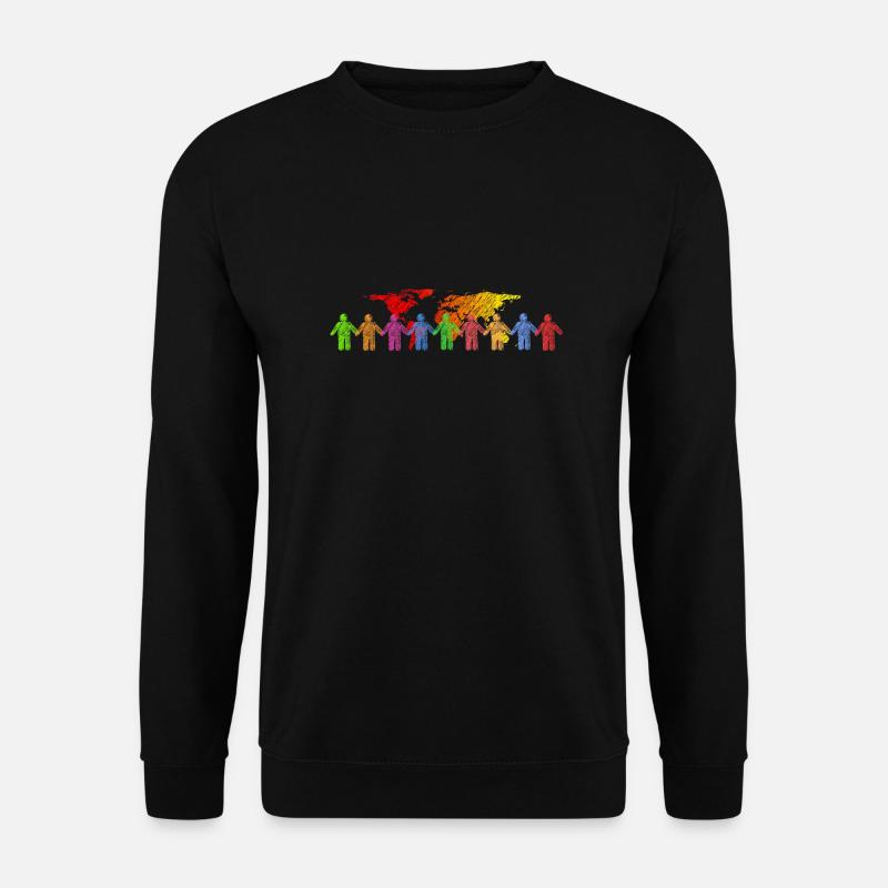 monde de couleurs - Sweat-shirt Unisexe - noir