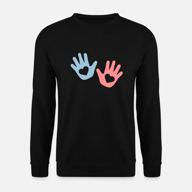 Hände - Unisex Pullover - Schwarz