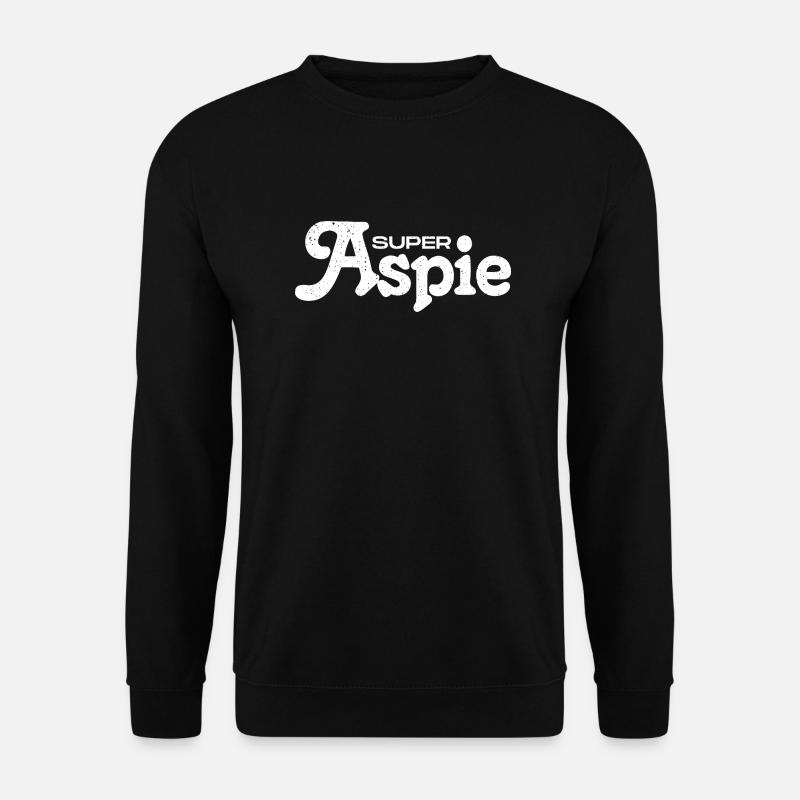 Aspie Asperger Syndrom - Unisex Pullover - Schwarz
