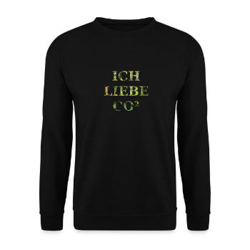 J'aime co2 - Sweat-shirt Unisexe - noir - Devant - Alina (178cm) & Michal (187cm)