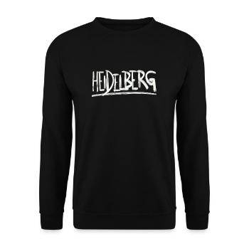 Einfach nur Heidelberg - Unisex Pullover - Schwarz - Vorne - Alina (178cm) & Michal (187cm)