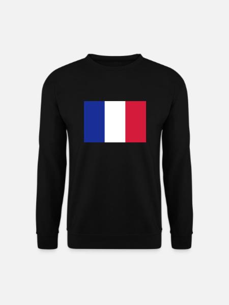 Drapeau de la France - Sweat-shirt Unisexe - noir