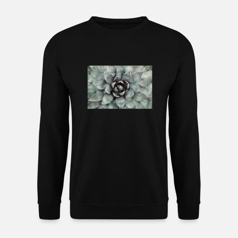 Sukkulenten - Unisex Pullover - Schwarz