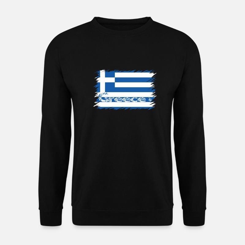 Griechenland - Unisex Pullover - Schwarz