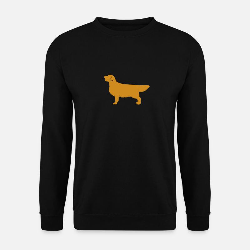 Golden Retriever-Porträt - Unisex Pullover - Schwarz