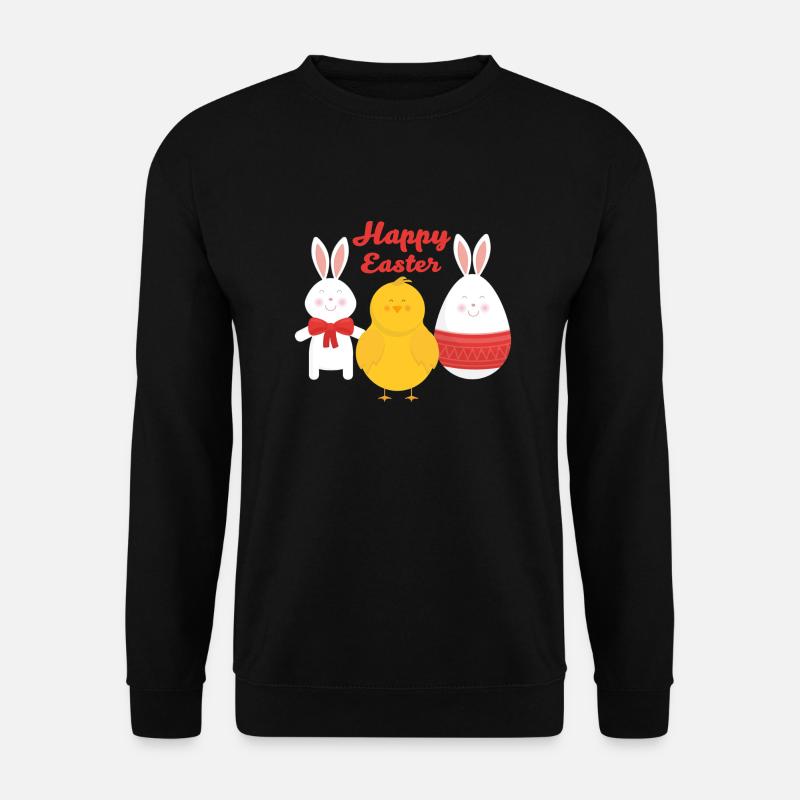 Happy Easter - Sweat-shirt Unisexe - noir