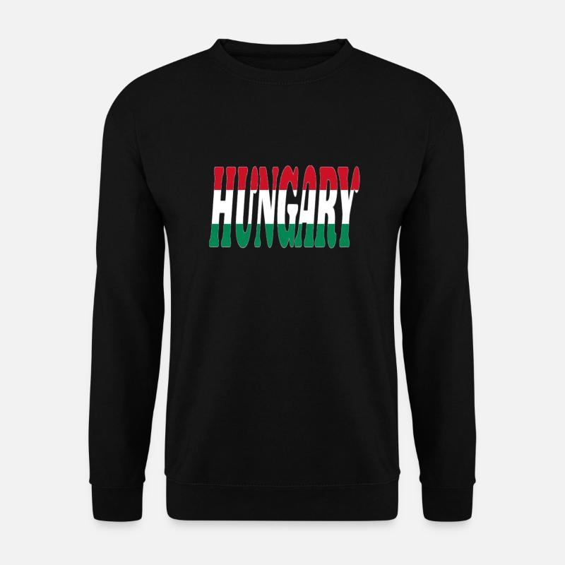 Hungary - Unisex Pullover - Schwarz