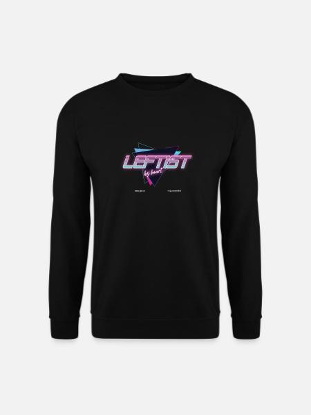 LEFTIST BY HEART - Unisex Pullover - Schwarz