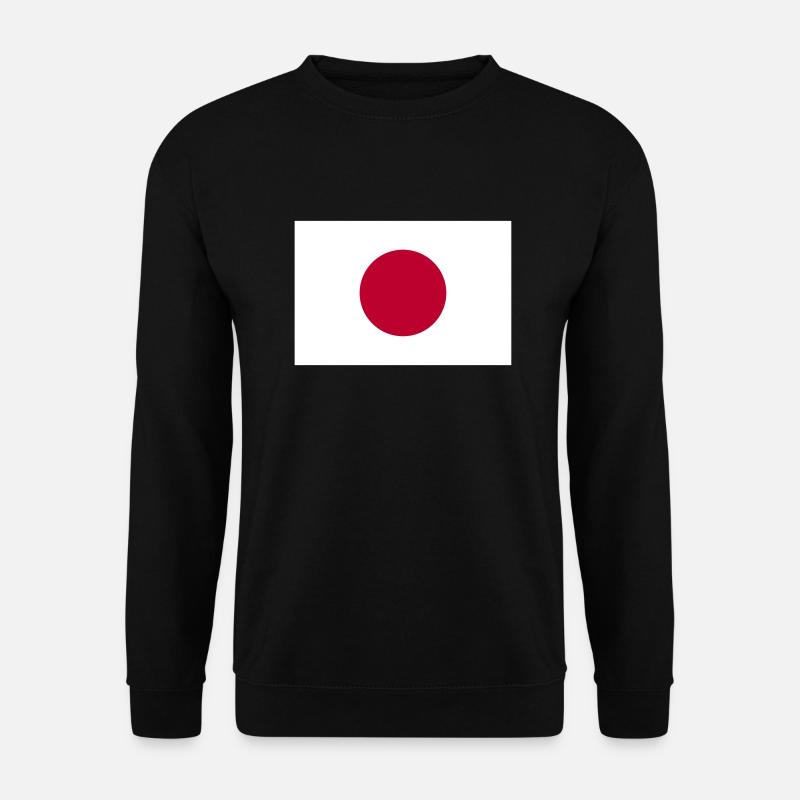 Japan Flagge - Unisex Pullover - Schwarz