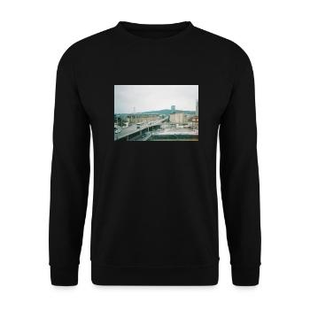 Prime Tower Zürich - Unisex Pullover - Schwarz - Vorne - Alina (178cm) & Michal (187cm)