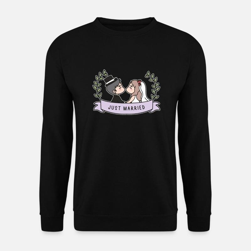 Just Married Hochzeit - Unisex Pullover - Schwarz