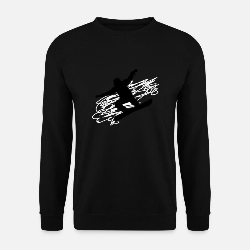 Snowboard Snowboarder - Unisex Pullover - Schwarz