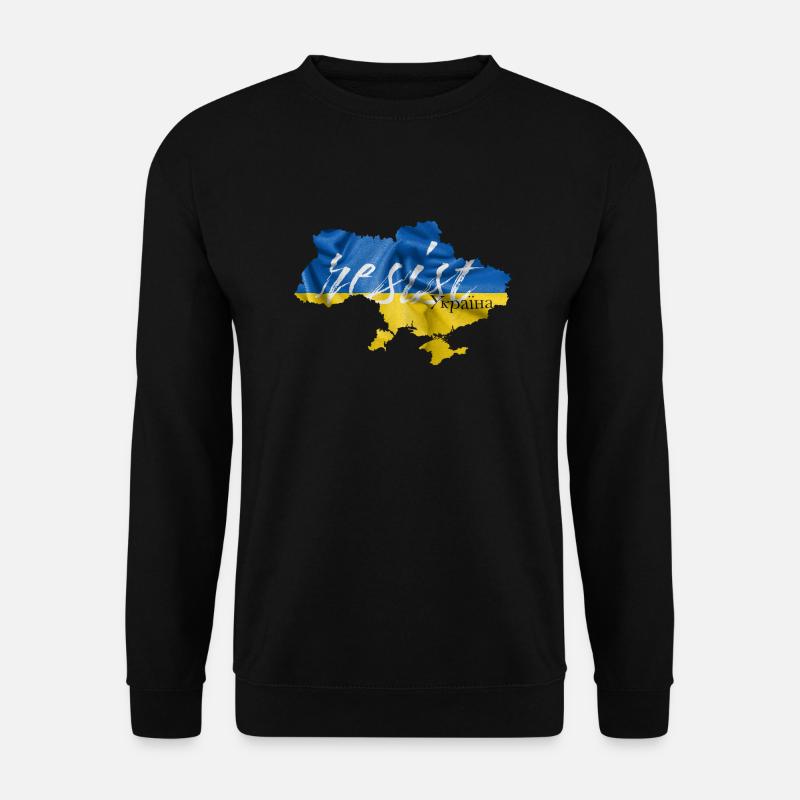 Resist Ukraine - Unisex Pullover - Schwarz