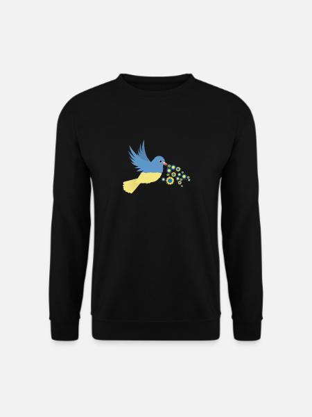 Frieden für die Ukraine - Unisex Pullover - Schwarz