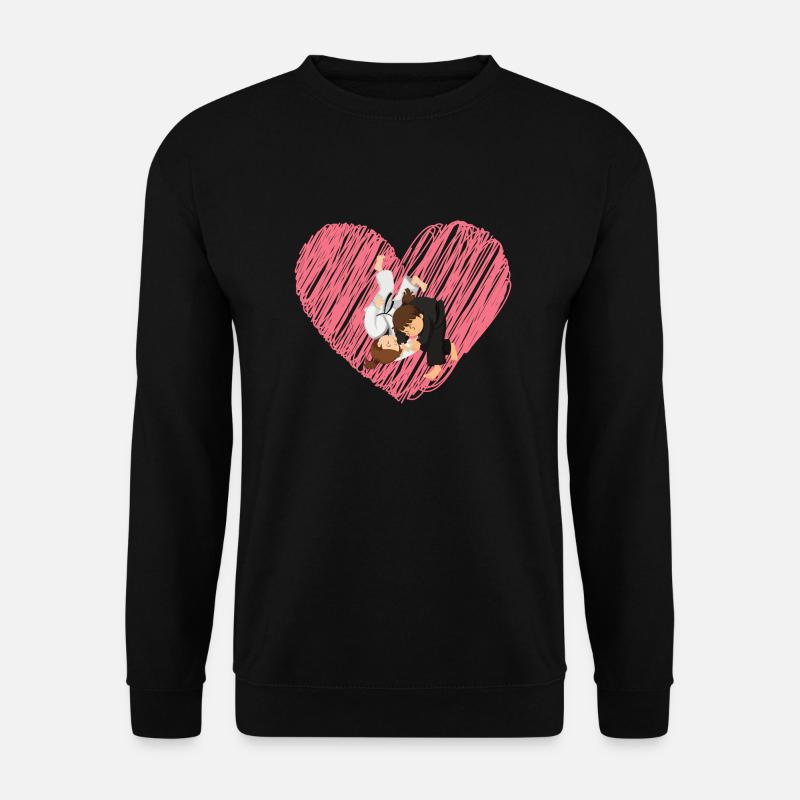 judo love - judo gift idea - Unisex Sweatshirt - black