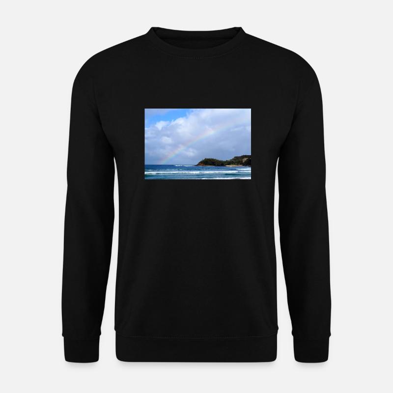 Manly Rainbow - Unisex Pullover - Schwarz
