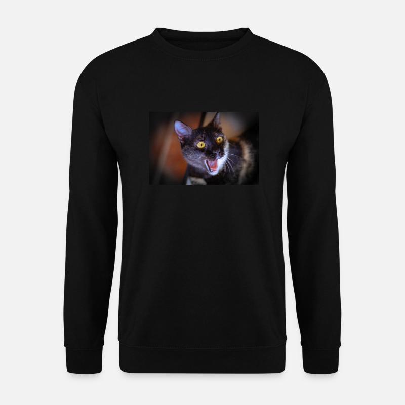 Meine lustige Katze - Unisex Pullover - Schwarz
