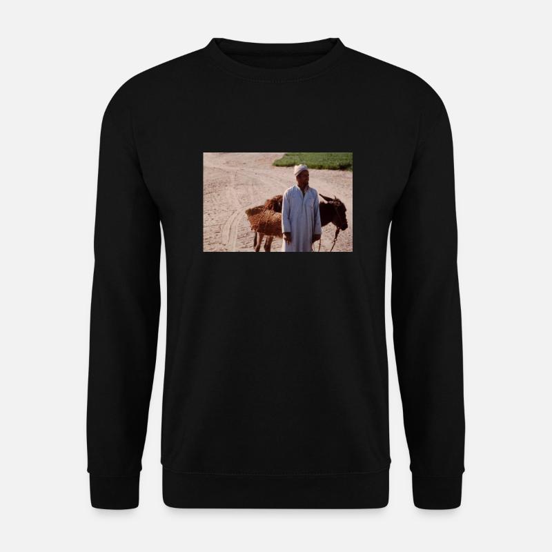 A man - Unisex Pullover - Schwarz