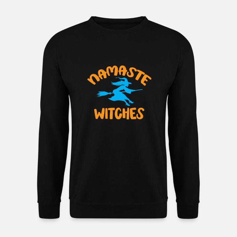 Namaste Hexen - Halloween - Unisex Pullover - Schwarz