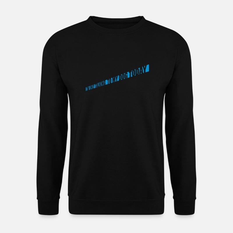 only talking to dog - Unisex Pullover - Schwarz