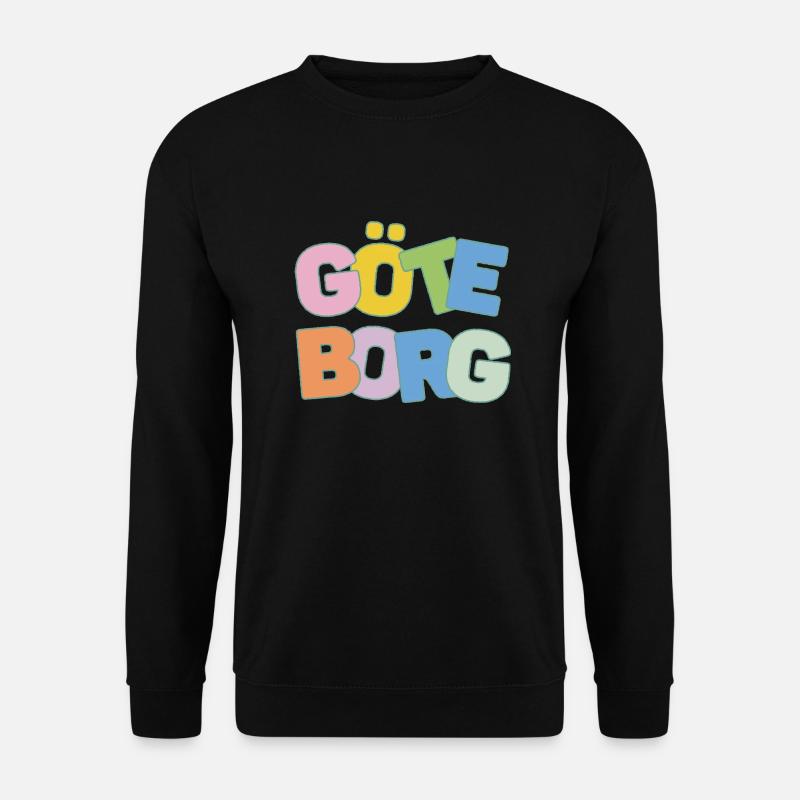 Göteborg - Unisex Pullover - Schwarz