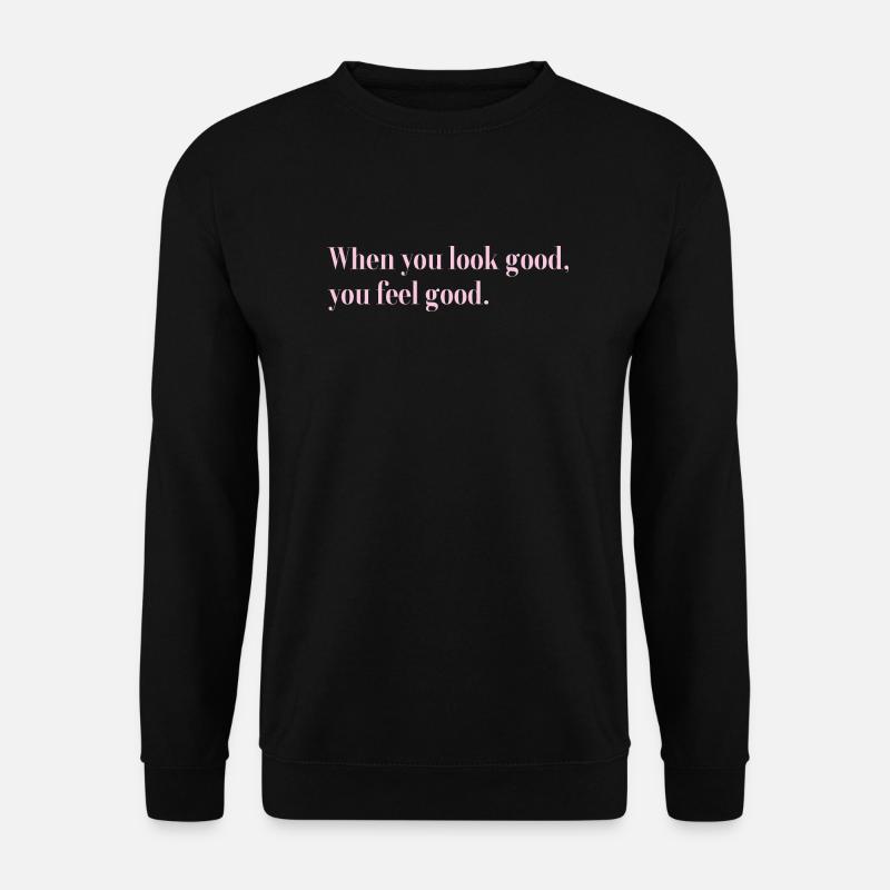 Sieht gut aus - Unisex Pullover - Schwarz
