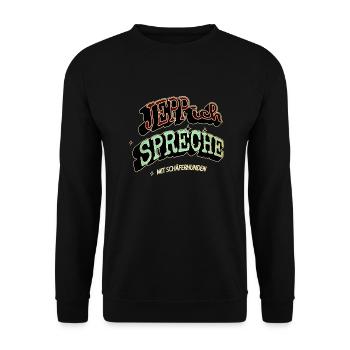 zitat tier spaß hundeliebhaber boxer statement - Unisex Pullover - Schwarz - Vorne - Alina (178cm) & Michal (187cm)