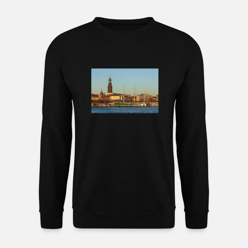 Elbe - Unisex Pullover - Schwarz
