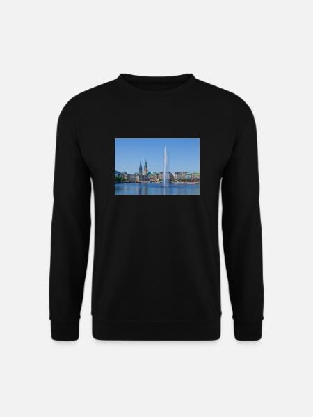 Binnenalster - Unisex Pullover - Schwarz