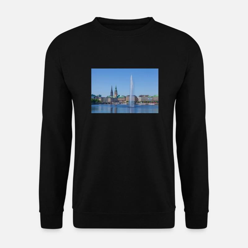 Binnenalster - Unisex Pullover - Schwarz
