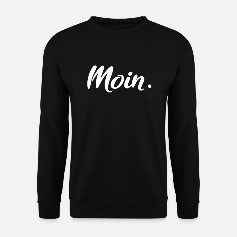 Moin. White - Unisex Pullover - Schwarz