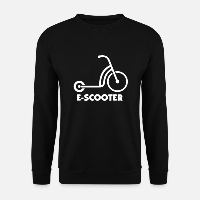 E-Scooter E-Roller Scooter - Unisex Sweatshirt - black